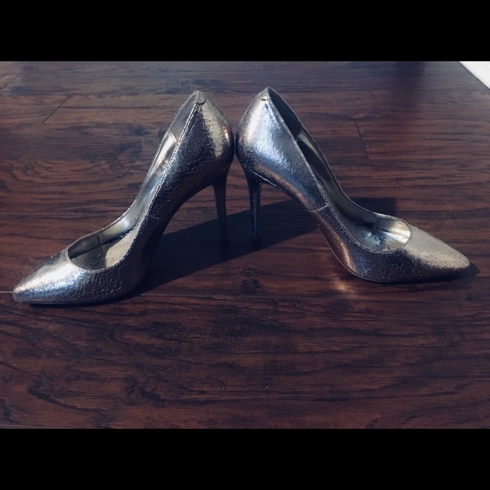 Classic gold heels from Bebe